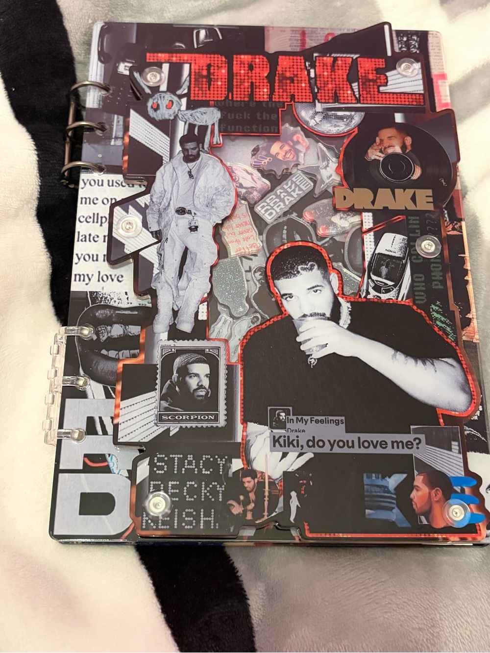 Drake Acrylic Shaker Notebook
